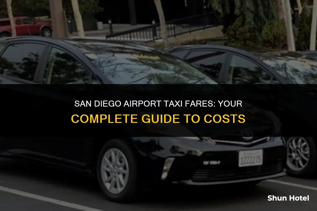 how much is a taxi from san diego airport