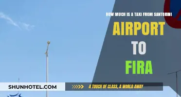Santorini Taxi Guide: Fira Bound from the Airport