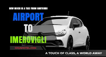 Santorini Taxi Guide: Airport to Imerovigli Transfer Costs