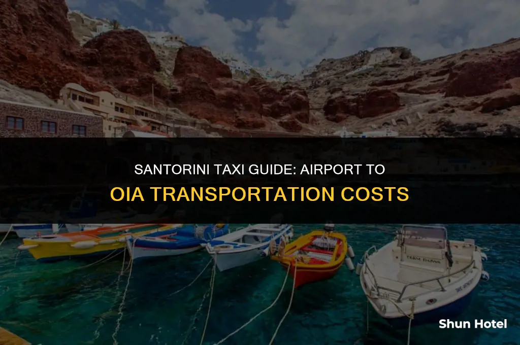 how much is a taxi from santorini airport to oia