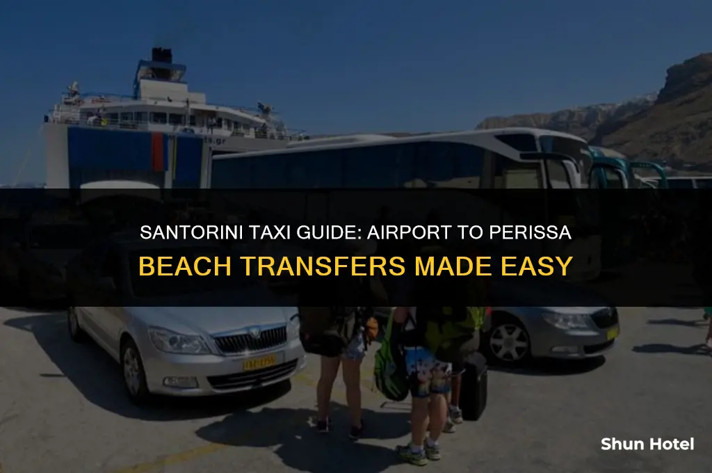 how much is a taxi from santorini airport to perissa