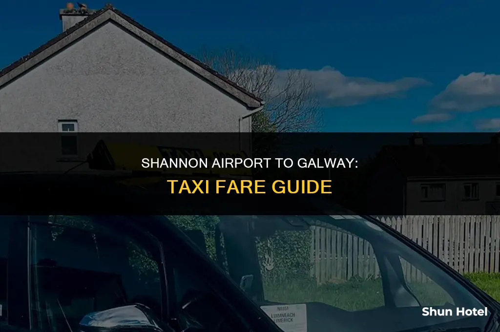 how much is a taxi from shannon airport to galway