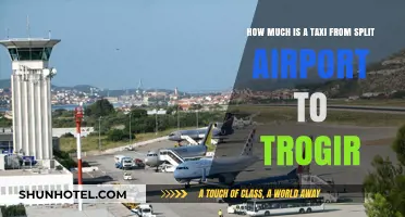 Exploring Croatia: Taxi Fare from Split Airport to Trogir