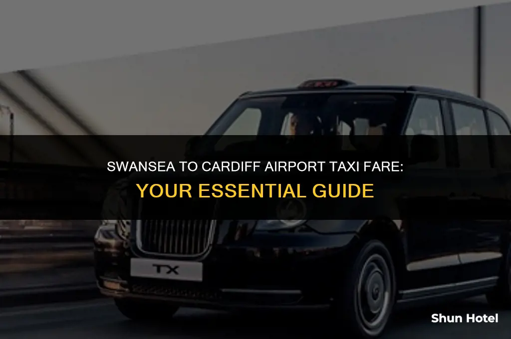 how much is a taxi from swansea to cardiff airport