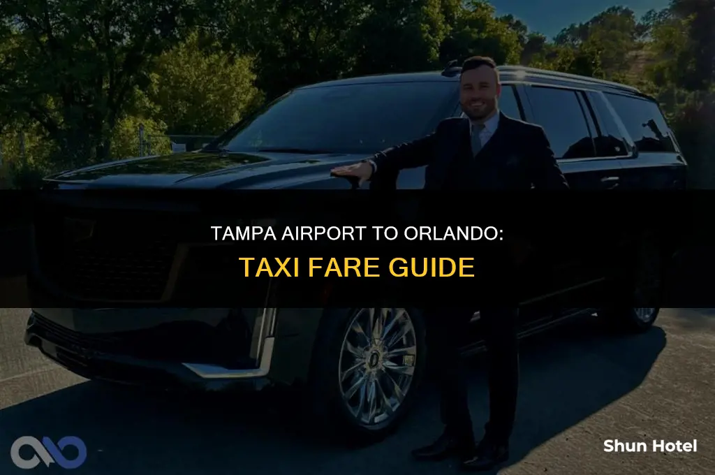 how much is a taxi from tampa airport to orlando