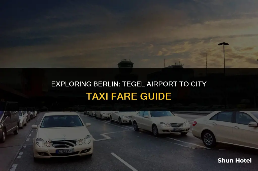 how much is a taxi from tegel airport to berlin