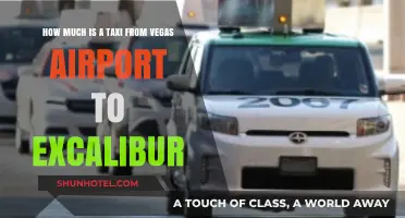 Vegas Airport to Excalibur: Taxi Fare Guide