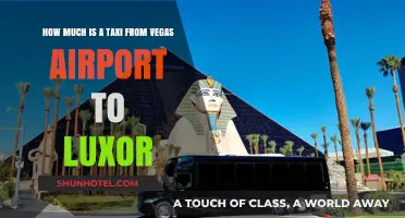 Vegas Airport to Luxor: Taxi Fare and Travel Tips
