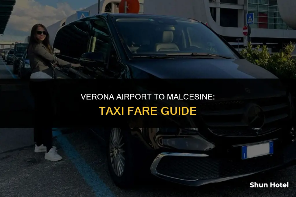 how much is a taxi from verona airport to malcesine