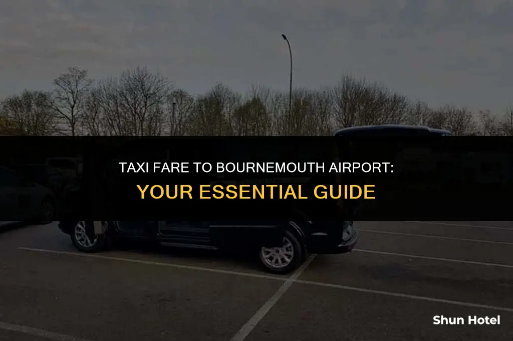 how much is a taxi to bournemouth airport