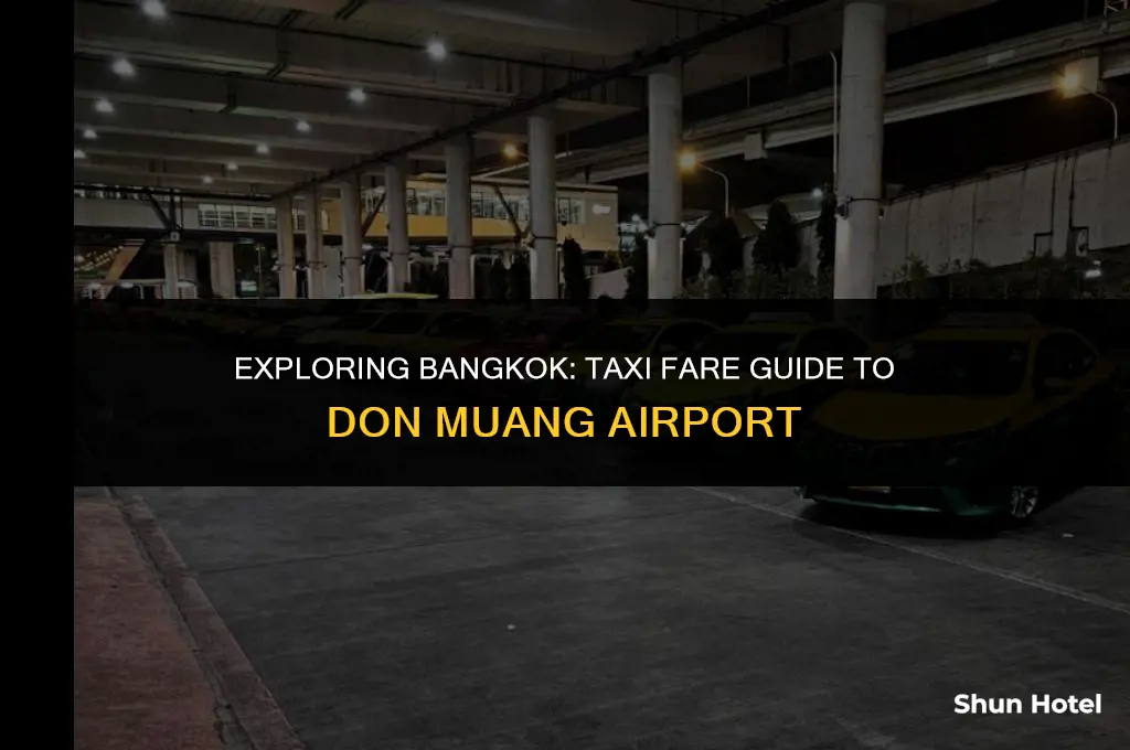 how much is a taxi to don muang airport