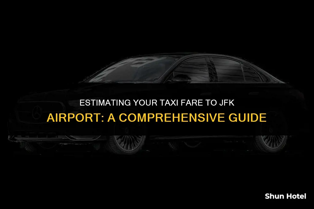 how much is a taxi to jfk airport