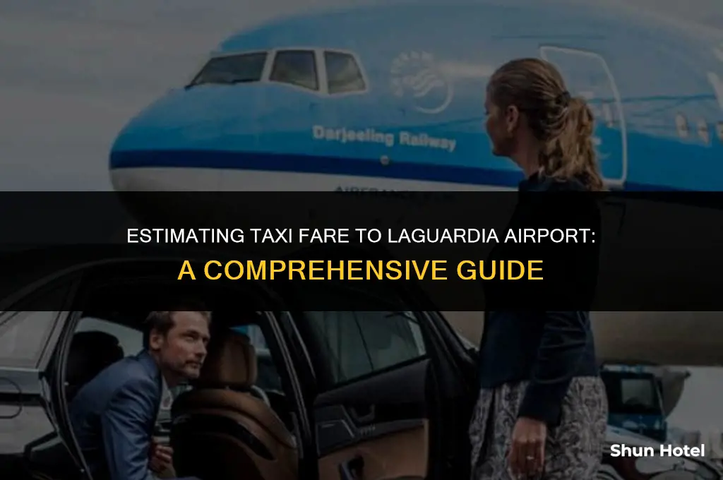 how much is a taxi to laguardia airport