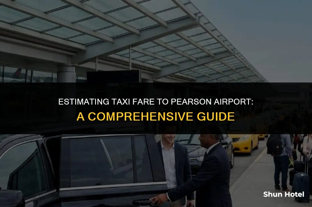 how much is a taxi to pearson airport