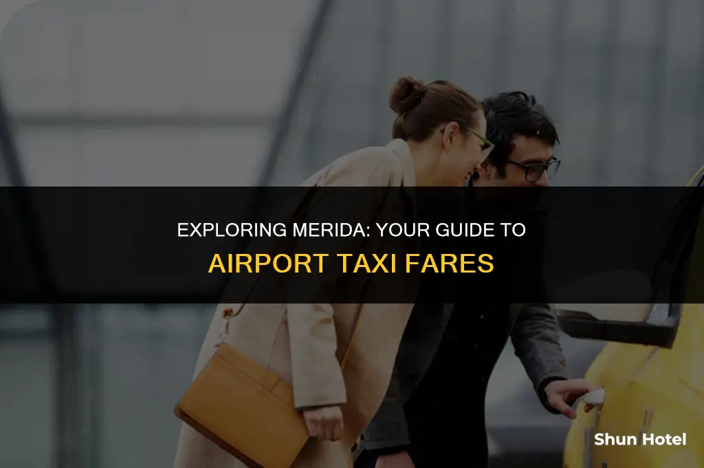 how much is a taxi to the airport in merida