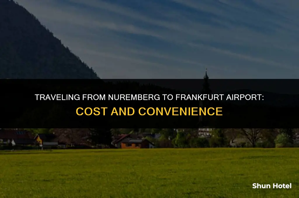 how much is a train from nurenberg to frankfurt airport