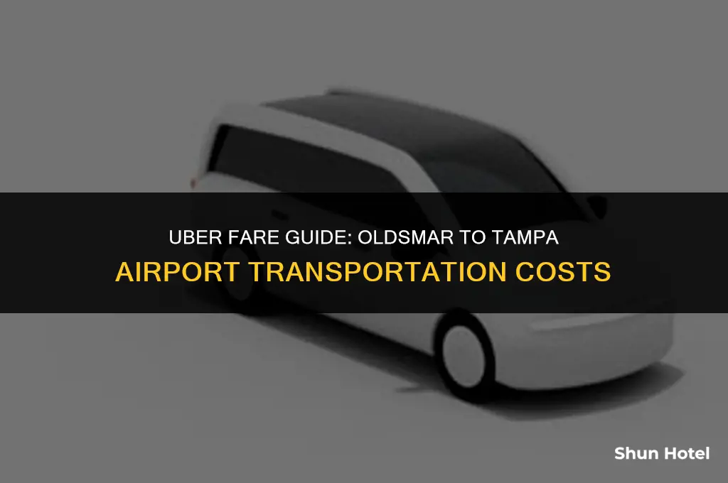 how much is a uber from oldsmar to tampa airport
