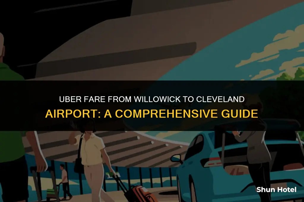 how much is a uber from willowick to cleveland airport
