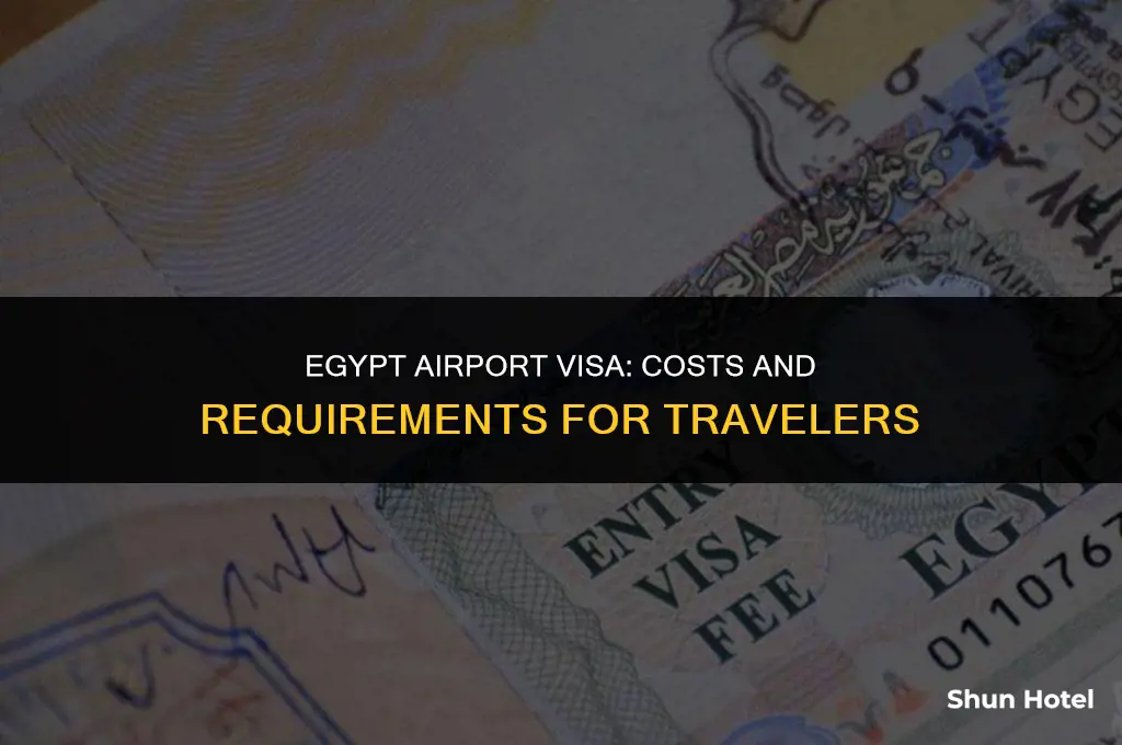 how much is a visa for egypt at the airport