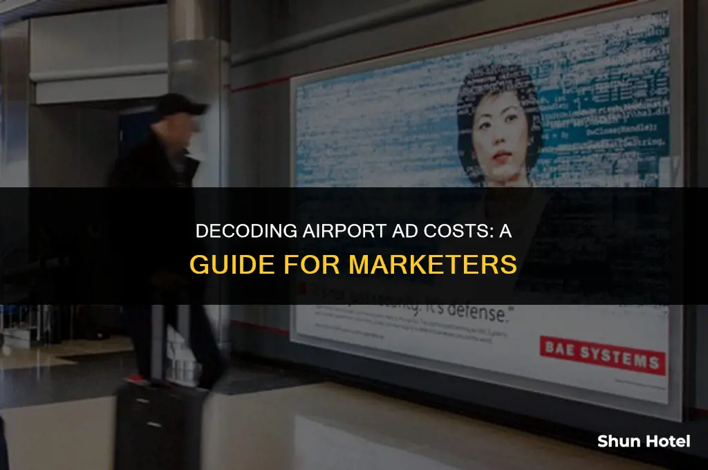 how much is advertising space in airports