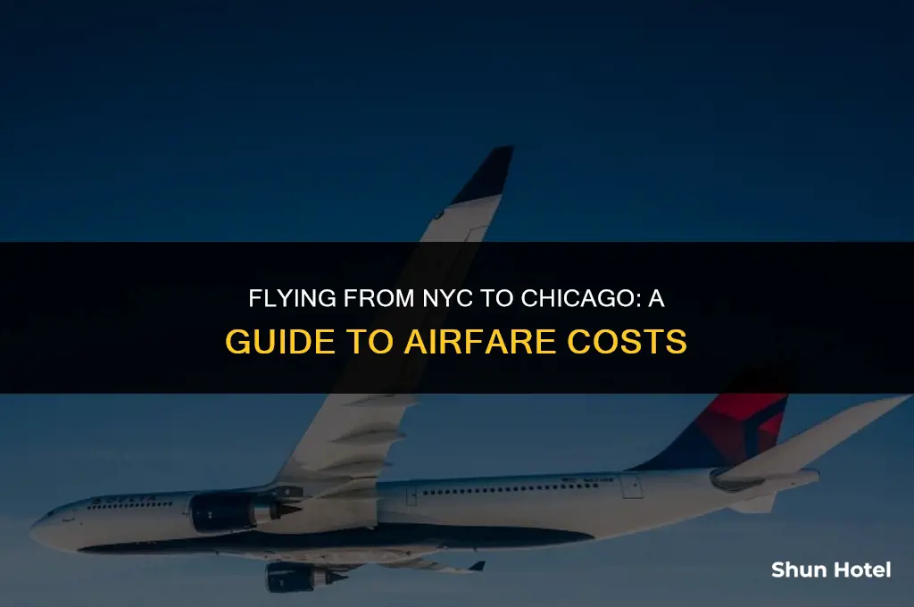 how much is airfare from ny area airports to chicago