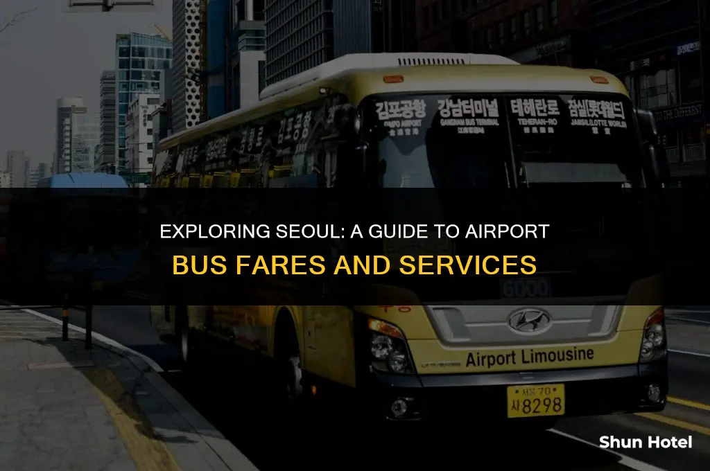 how much is airport bus in seoul
