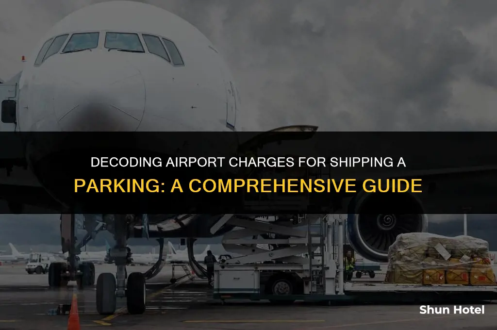 how much is airport charges for shipping a parking