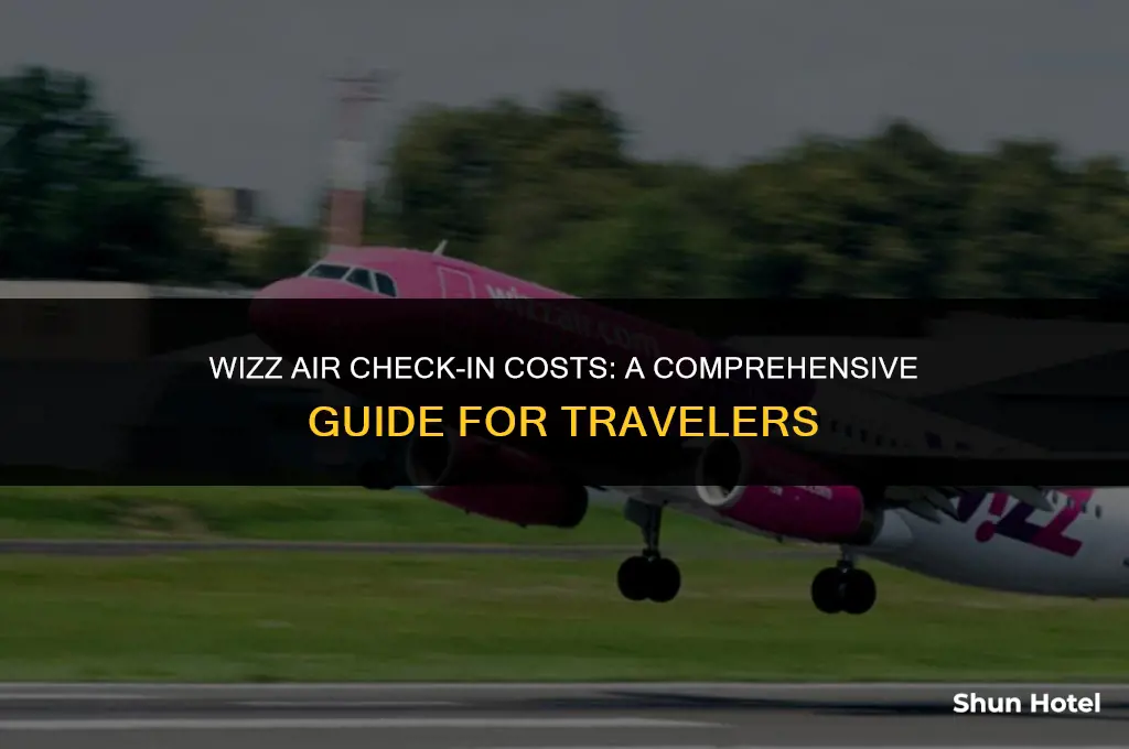 how much is airport check in wizzair
