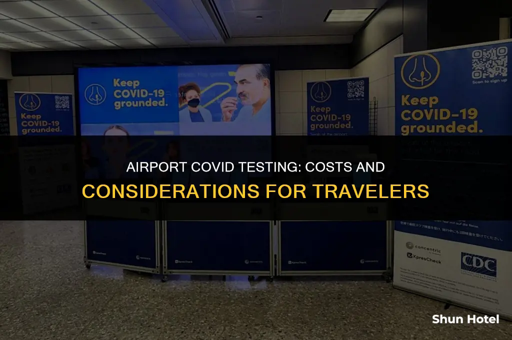 how much is airport covid test