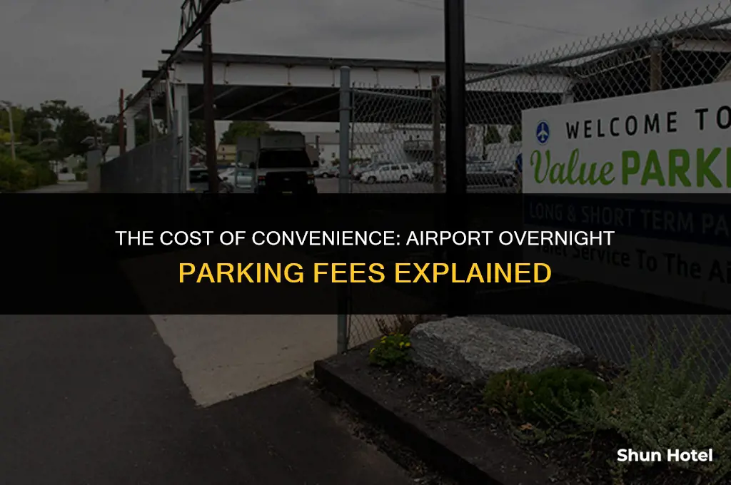 how much is airport overnight parking