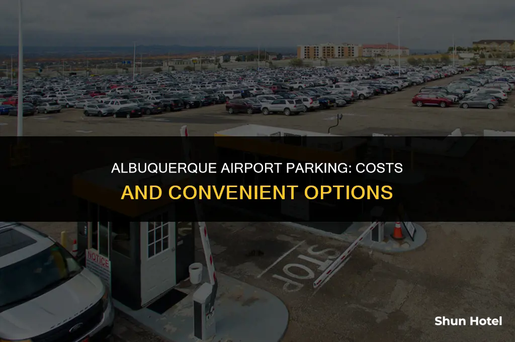 how much is airport parking in albuquerque