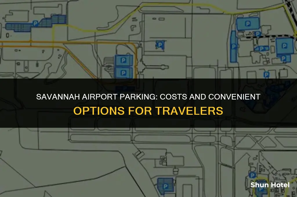 how much is airport parking savannah
