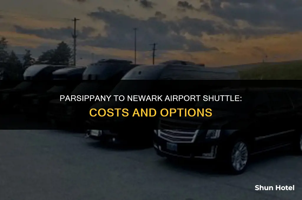 how much is airport shuttle from parsippany nj
