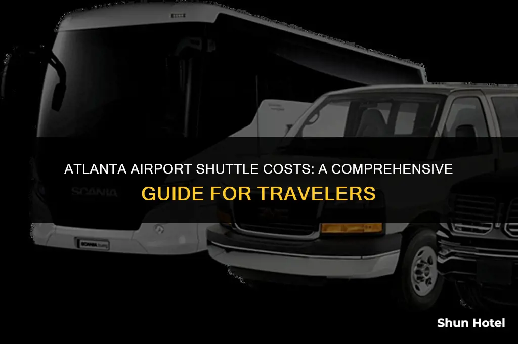 how much is airport shuttle in atlanta