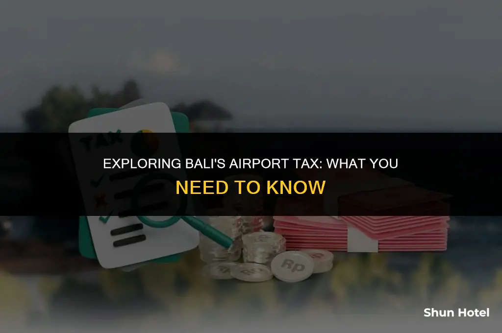 how much is airport tax in bali