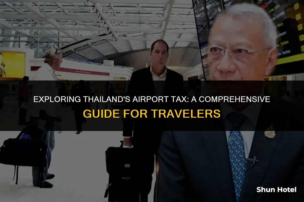 how much is airport tax in thailand