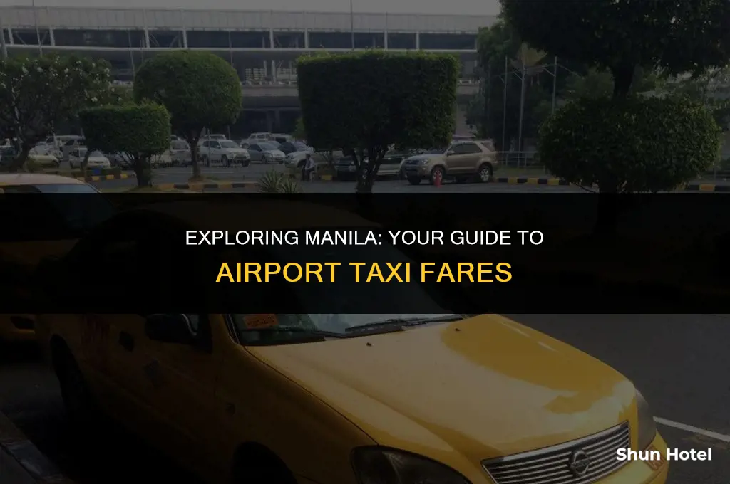 how much is airport taxi in manila
