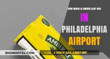 Exploring Tobacco Prices: Amber Leaf 50g at Philadelphia Airport