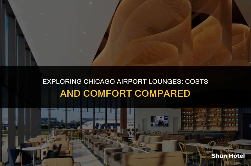 how much is an airport lounge in chicago