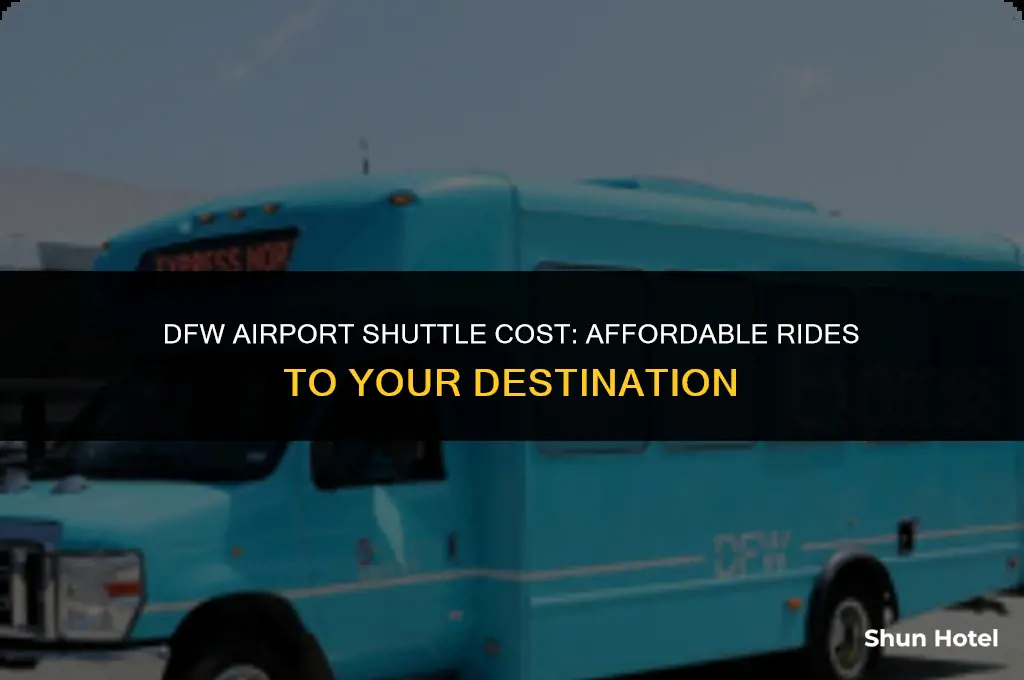 how much is an airport shuttle from dfw