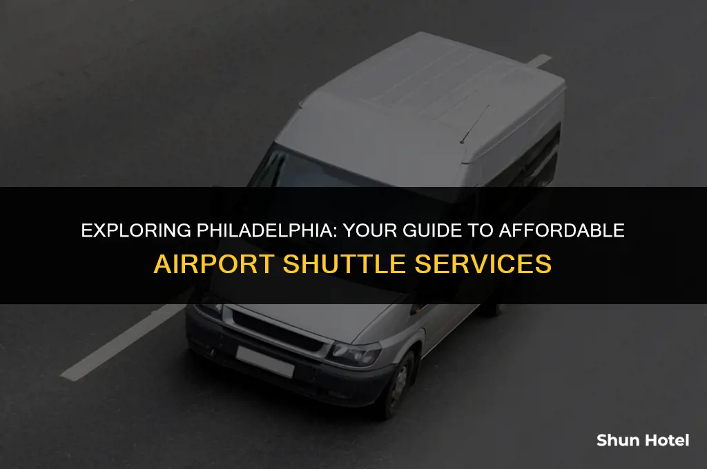 how much is an airport shuttle in philadelphia