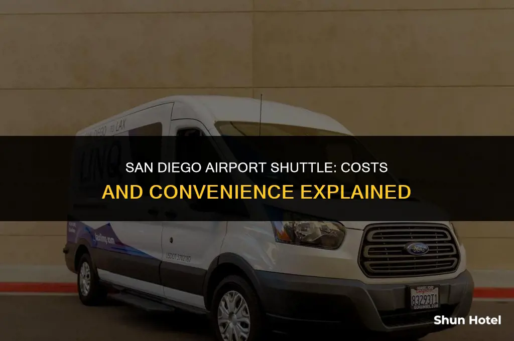 how much is an airport shuttle in san diego