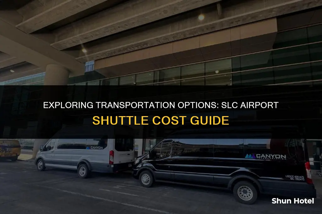 how much is an airport shuttle to slc