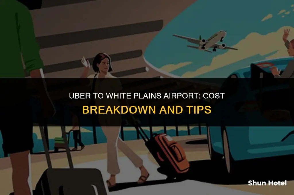 how much is an uber car to white plains airport