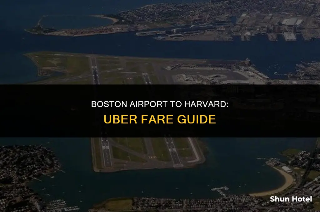 how much is an uber from boston airport to harvard