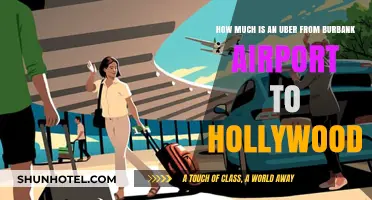 Uber Fare Guide: Burbank Airport to Hollywood