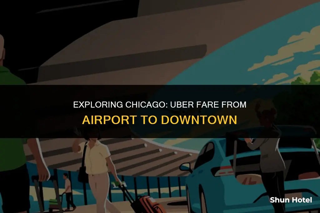 how much is an uber from chicago airport to downtown