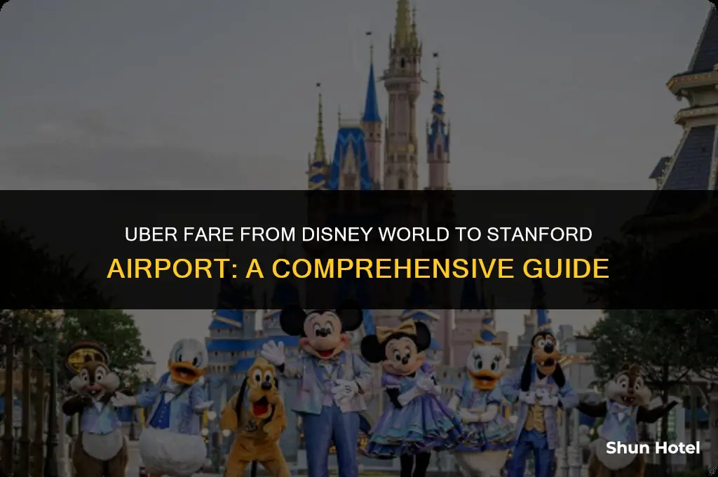 how much is an uber from disneyworld to stanford airport
