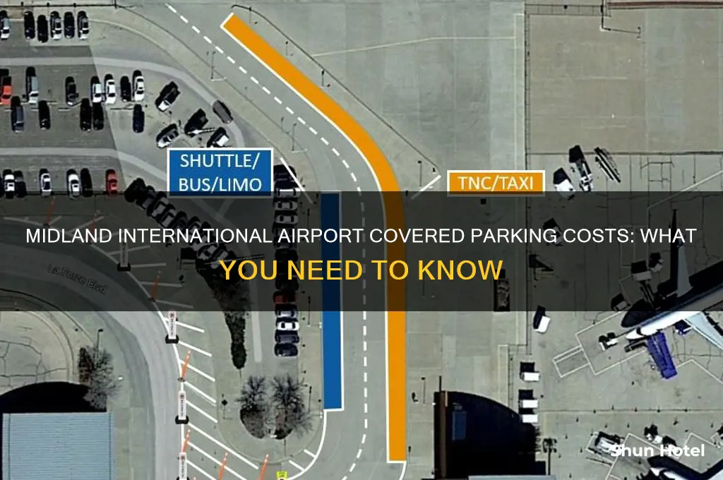 how much is covered parking at midland international airport
