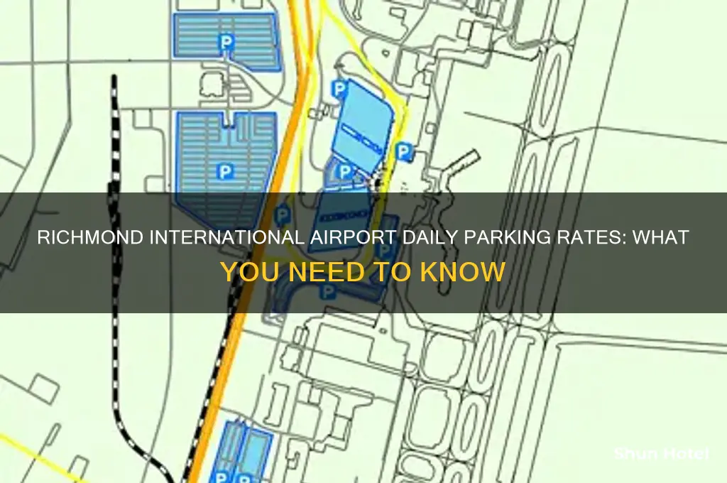 how much is dayly parking at richmond international airport